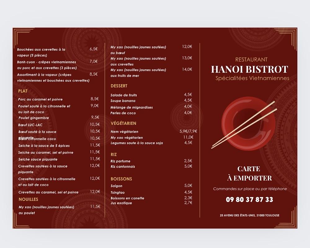 Hanoi Bistro - Menu Image 2