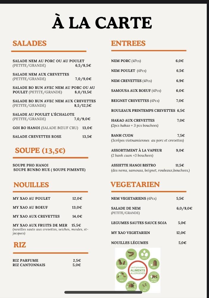 Hanoi Bistro - Menu Image 4